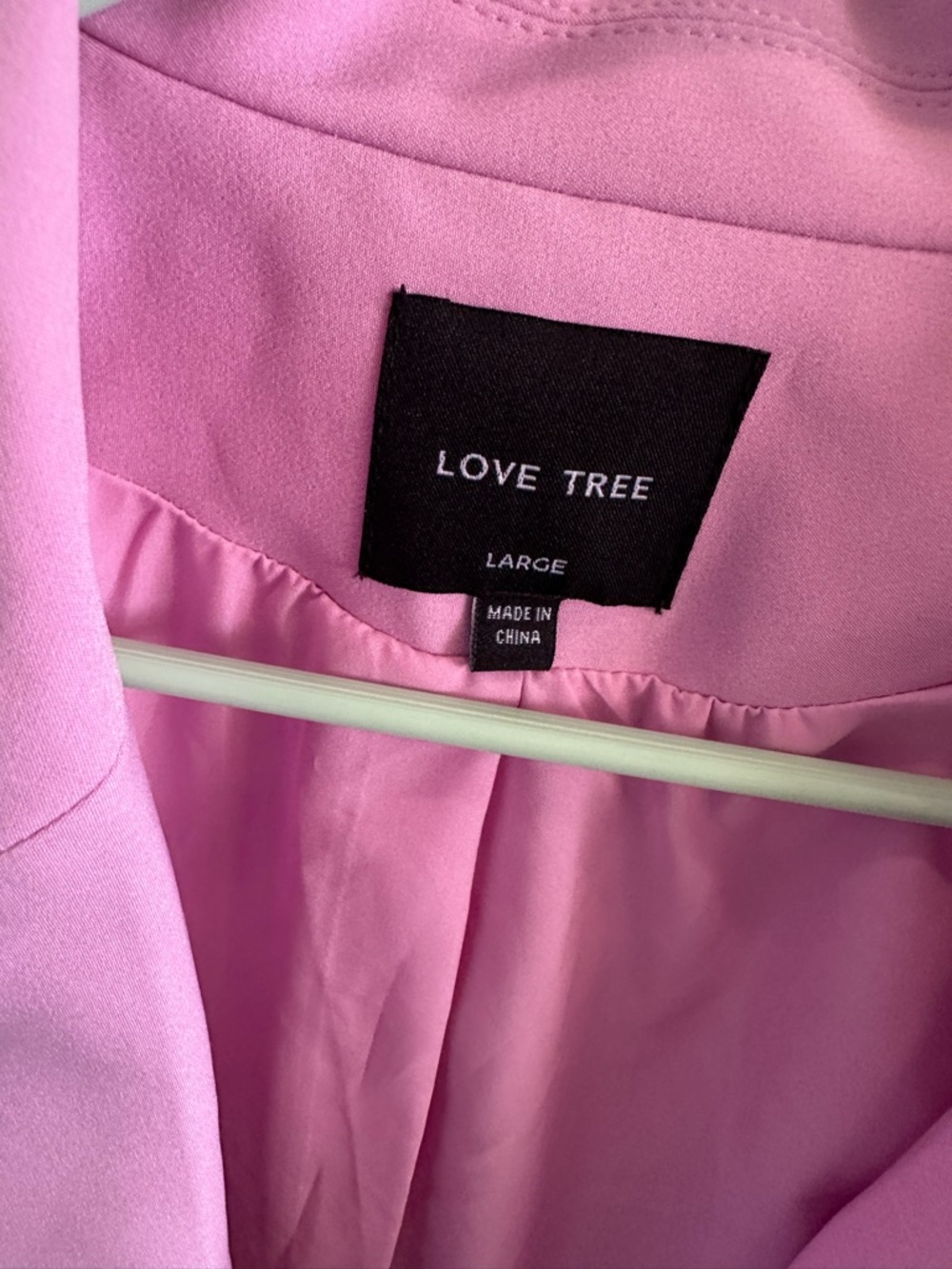 Love Tree Light Pink Women's Blazer
